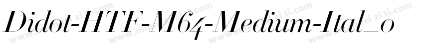 Didot-HTF-M64-Medium-Ital_0手机版字体转换