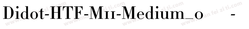 Didot-HTF-M11-Medium_0手机版字体转换