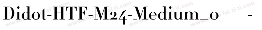 Didot-HTF-M24-Medium_0转换器字体转换