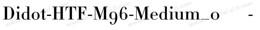 Didot-HTF-M96-Medium_0转换器字体转换