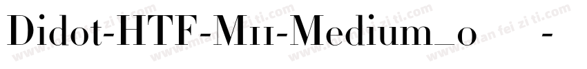 Didot-HTF-M11-Medium_0手机版字体转换