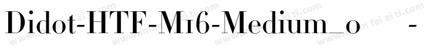 Didot-HTF-M16-Medium_0转换器字体转换