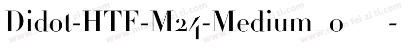 Didot-HTF-M24-Medium_0转换器字体转换