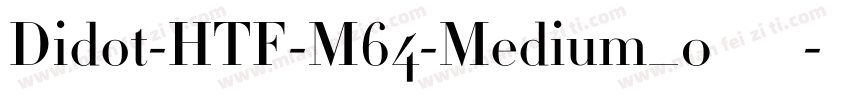 Didot-HTF-M64-Medium_0转换器字体转换