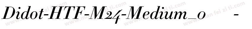 Didot-HTF-M24-Medium_0转换器字体转换