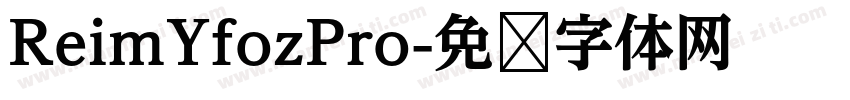 ReimYfozPro字体转换