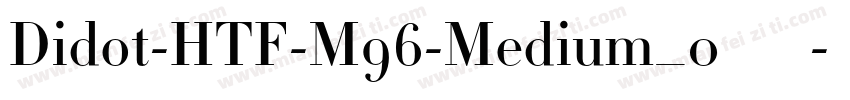 Didot-HTF-M96-Medium_0转换器字体转换