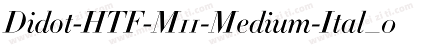 Didot-HTF-M11-Medium-Ital_0手机版字体转换