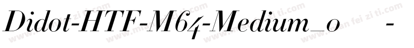 Didot-HTF-M64-Medium_0转换器字体转换