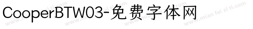 CooperBTW03字体转换