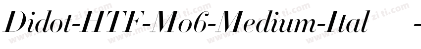 Didot-HTF-M06-Medium-Ital手机版字体转换