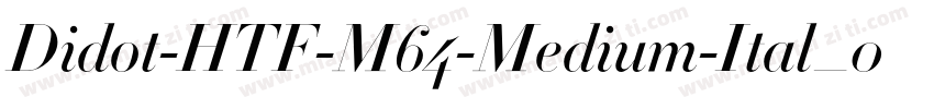 Didot-HTF-M64-Medium-Ital_0手机版字体转换