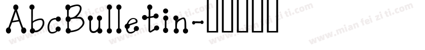 AbcBulletin字体转换