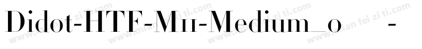 Didot-HTF-M11-Medium_0手机版字体转换