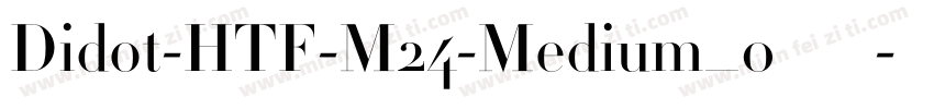 Didot-HTF-M24-Medium_0转换器字体转换