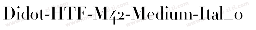 Didot-HTF-M42-Medium-Ital_0手机版字体转换