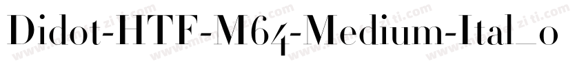 Didot-HTF-M64-Medium-Ital_0手机版字体转换