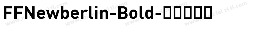 FFNewberlin-Bold字体转换