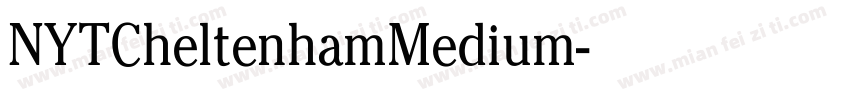 NYTCheltenhamMedium字体转换