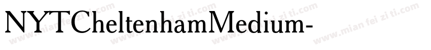 NYTCheltenhamMedium字体转换