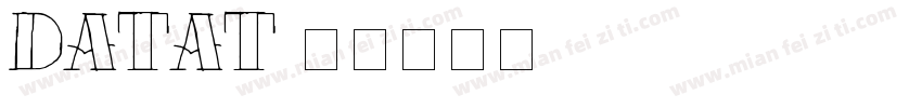 DATAT字体转换