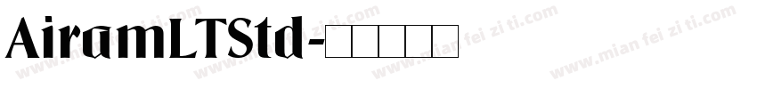 AiramLTStd字体转换