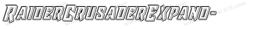 RaiderCrusaderExpand字体转换