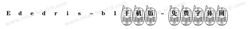 Ededris-b1手机版字体转换