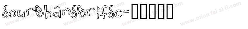 sourehanserifsc字体转换