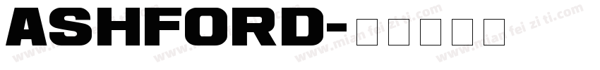 Ashford字体转换