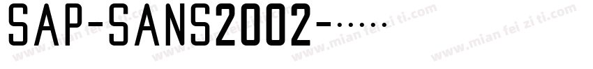 SAP-SANS2002字体转换