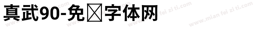 真武90字体转换