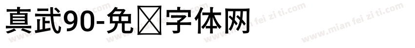 真武90字体转换