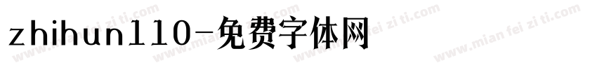 zhihun110字体转换