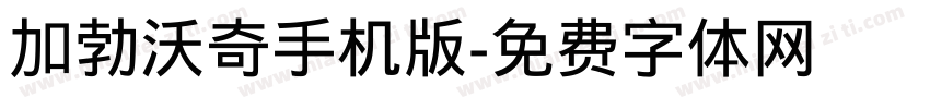 加勃沃奇手机版字体转换