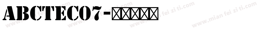 ABCTEC07字体转换