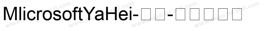 MlicrosoftYaHei-常规字体转换