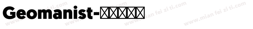 Geomanist字体转换