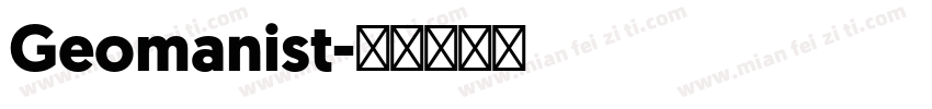 Geomanist字体转换