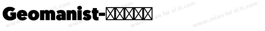 Geomanist字体转换