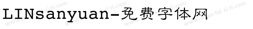 LINsanyuan字体转换