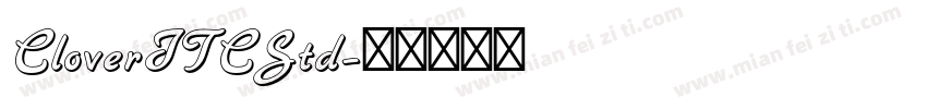 CloverITCStd字体转换