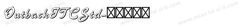 OutbackITCStd字体转换