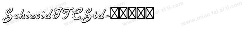 SchizoidITCStd字体转换