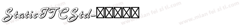 StaticITCStd字体转换