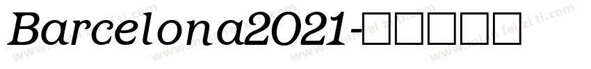 Barcelona2021字体转换