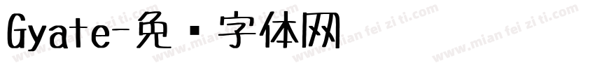 Gyate字体转换