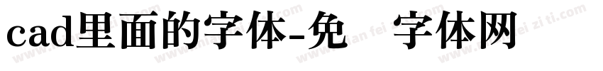 cad里面的字体字体转换