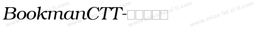 BookmanCTT字体转换