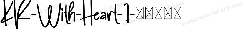 KR-With-Heart-1字体转换